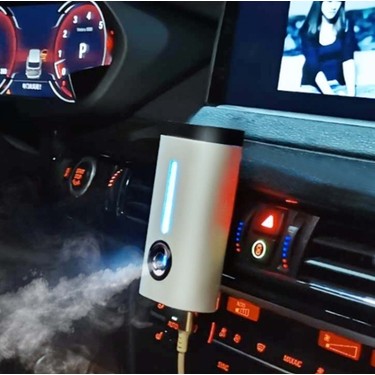 Araç Tutundurma Klipsli, 100 ML Kapasiteli, Oto Nemlendirici