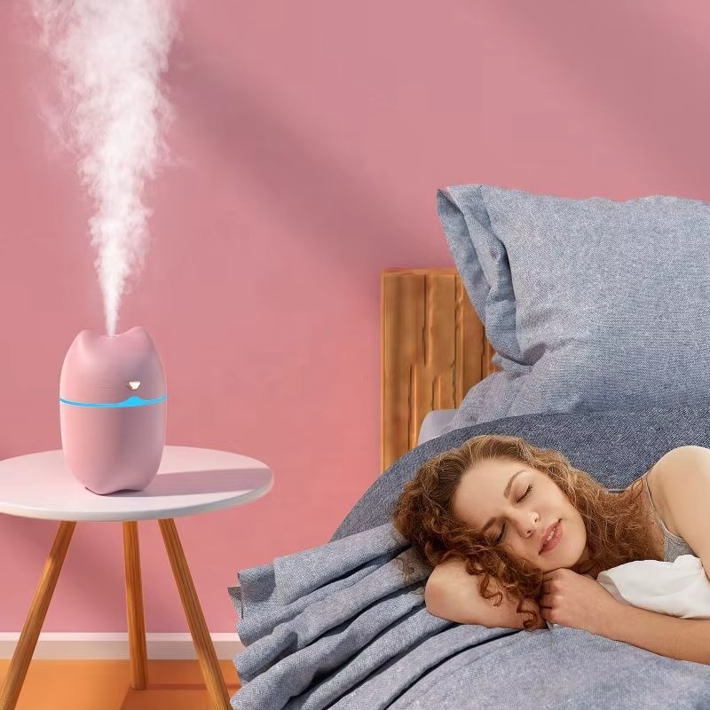 Kedi Figürlü, 260 ml Kapasiteli Oda Nemlendirici