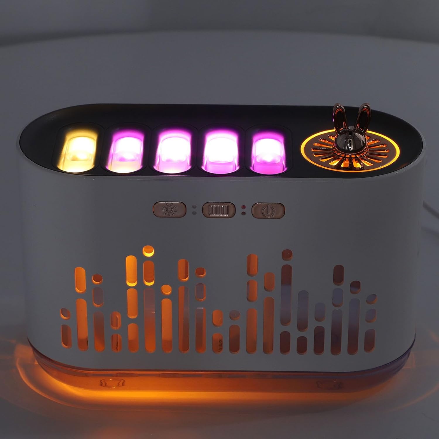 5 Buhar Portlu, Müzik Ritimli, 500 ML Kapasiteli Oda Nemlendirici