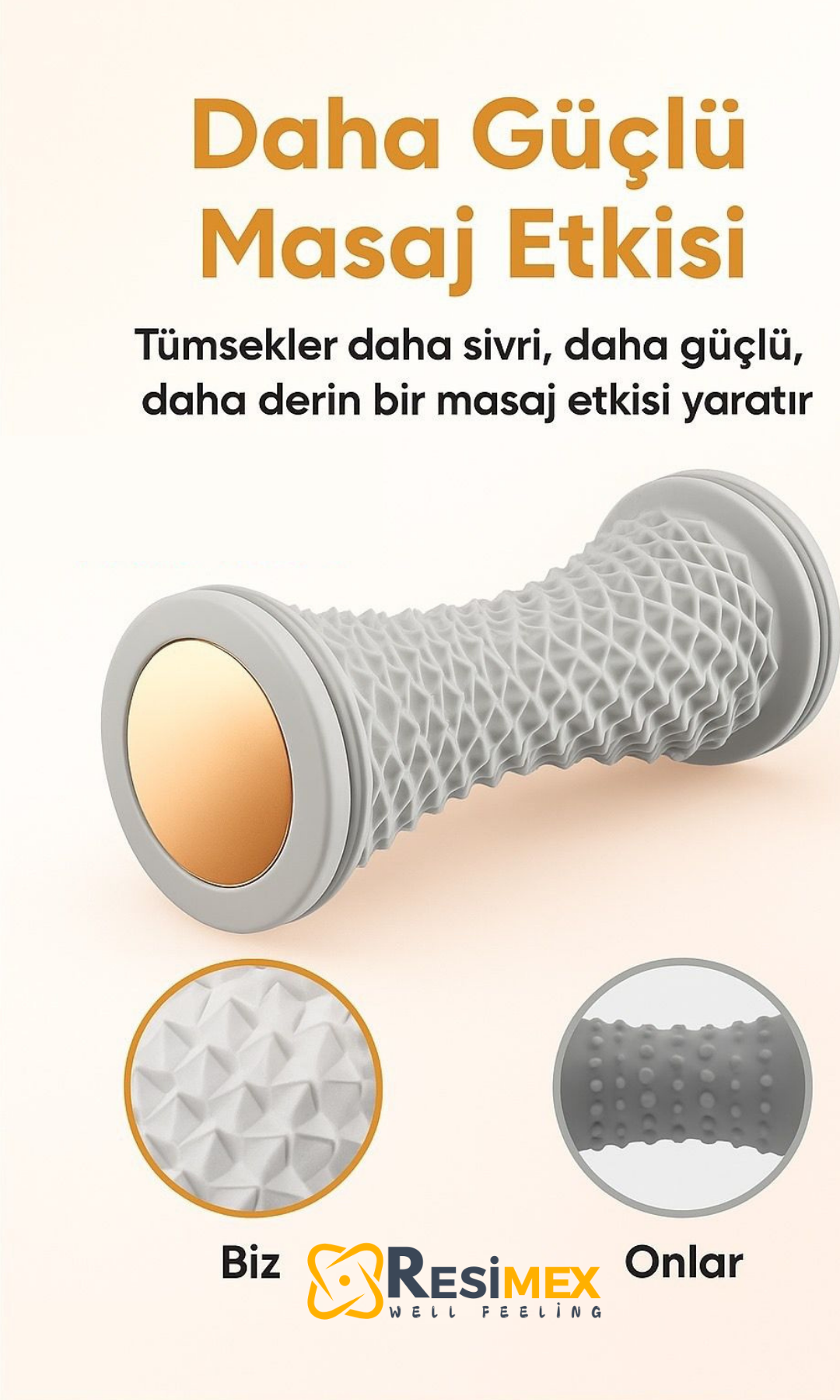 Dikenli Ayak Masaj Silindiri