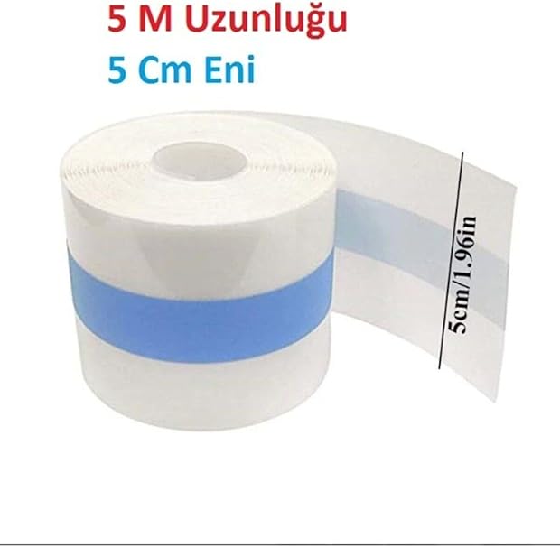 Görünmez Şeffaf, 5 Metre-5Cm Yapışkanlı Yara Yıkama Bandı