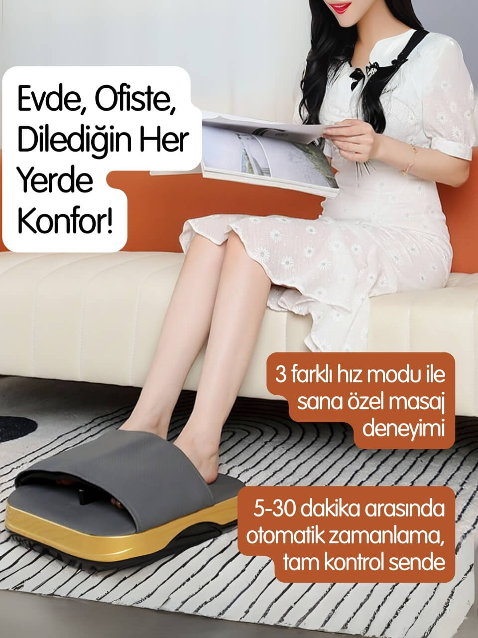 AYAK GEÇMELİ ISITMA + OVMA + SIKMA MASAJI ALETİ 