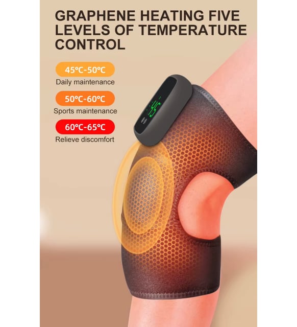 KALIN BACAKLAR İÇİN UZATMA BANDAJLI,ŞARJLI VE TİTREŞİMLİ DİZ MASAJ ALETİ