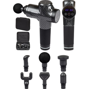 YÜKSEK MOTOR GÜÇLÜ,6 BAŞLIKLI,LED EKRAN MASAJ TABANCASI