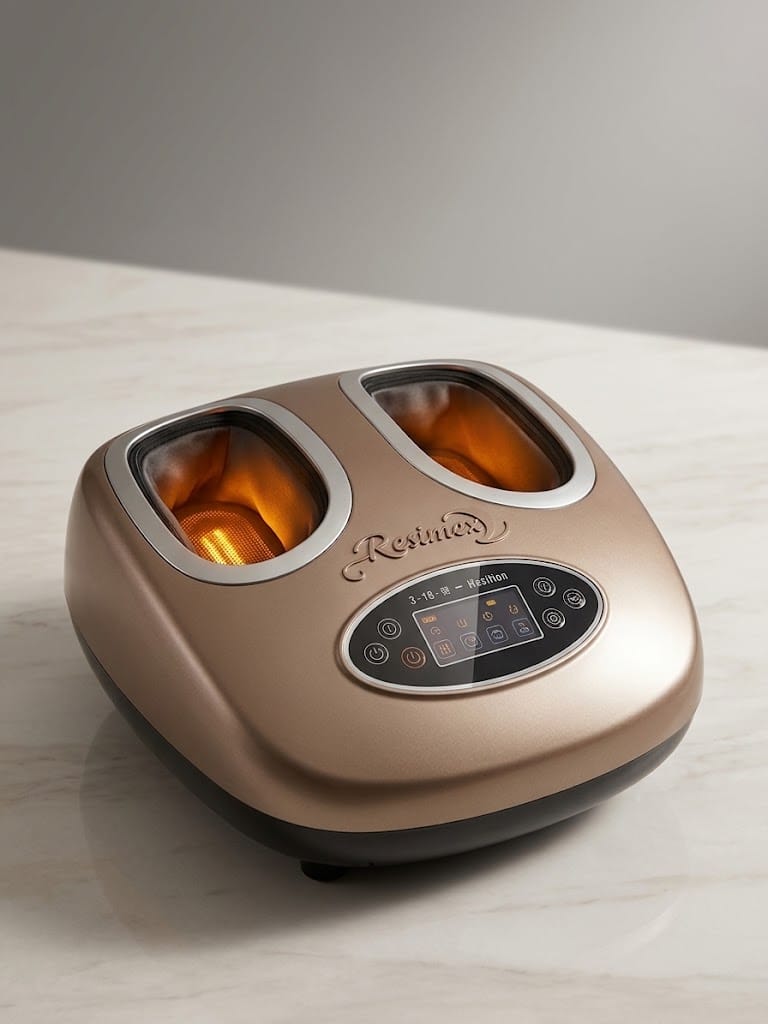 Resimex Premium Isıtmalı & Hava Basınçlı Shiatsu Ayak Masaj Cihazı