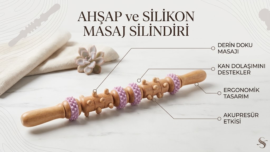 Evinizin Konforunda Profesyonel Masaj Deneyimi: Ahşap ve Silikon Masaj Silindiri