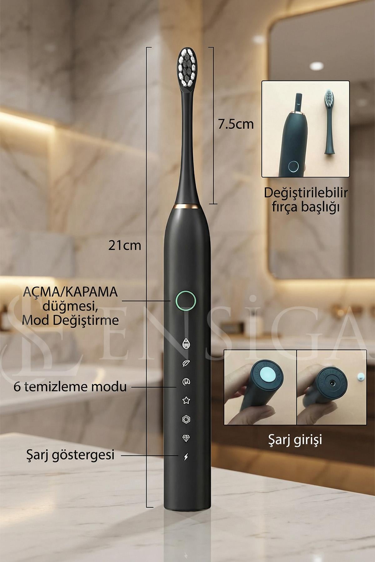  Elektrikli Diş Fırçası